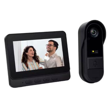 Draadloze Deurbel met Intercom Scherm - Camera WiFi Smart, Huis en Inrichting, Deurbellen, Verzenden, Nieuw