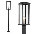 Tuinverlichting Modern Buitenlamp Capital L sokkellamp zwart, Verzenden, Nieuw