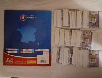 2016 Panini Euro 2016 Album + - 50 Pack - Excellent (EX), Nieuw