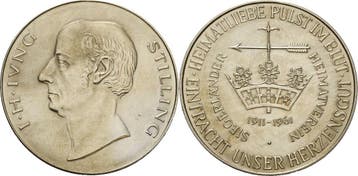 Zilver medaille 1961 Medicina in nummis, Postzegels en Munten, Penningen en Medailles, Verzenden