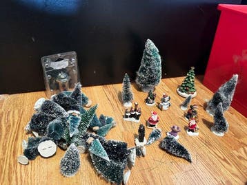 Kerstdecoratie (36) - huisjes - Aardewerk, Keramiek - Groot