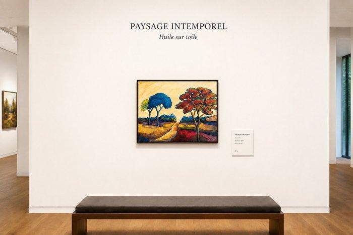 Guy Raimon CUISINIER - 23- les 3 Arbres, Antiquités & Art, Art | Peinture | Moderne
