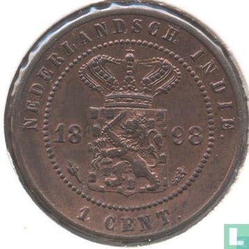 Nederlands-Indië 1 cent 1898, Verzenden, Losse munt