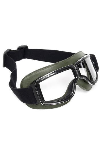 KIMU® Goggles Motorbril Skibril Bril Groen Montuur Transpara, Ophalen of Verzenden, Nieuw