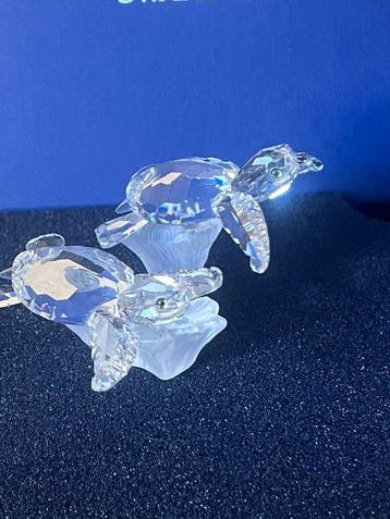 Swarovski - Beeldje - Swarovski Baby Tartarughe Marine