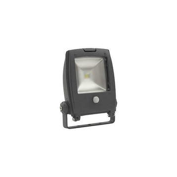 10W Sensor LED Schijnwerper wit 4500K IP65 - Zwart, Verzenden, Nieuw