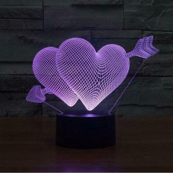 LED Sfeerverlichting Hart - Touch-bediening 39, Verzenden, Nieuw
