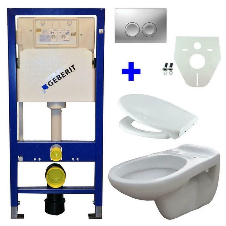 Geberit UP 100 + Neptunus WC +Ultimo zitt + Delta 21 matchr, Bricolage & Construction, Sanitaire, Enlèvement ou Envoi