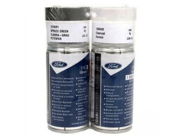 ORIGINEEL Ford verfspray TUNDRA GRAU + blanke lak 150ml 1777, Ophalen of Verzenden