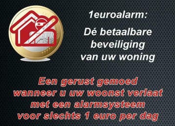 Alarminstallatie aan 1€ per dag!, Nieuw
