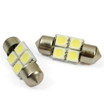 31mm 4 LED C5W SMD auto interieur dome lamp, Verzenden