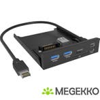 ICY BOX IB-HUB1419-i3 8,89 cm (3.5 ) Zwart, Verzenden, Nieuw