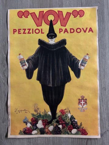 Leonetto Cappiello - VOV Pezziol Padova – Manifesto, Antiek en Kunst