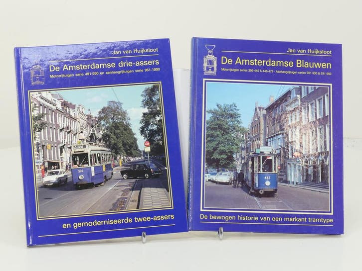 Boekenset van 2 delen – De Amsterdamse drie-assers & De A., Boeken, Vervoer en Transport, Nieuw, Ophalen of Verzenden