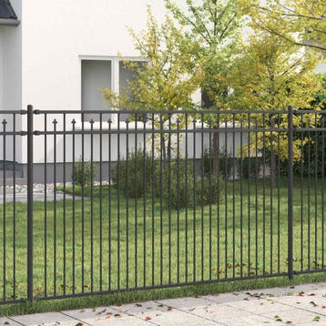 vidaXL Spike Hek BAARLO 200 x 166 cm Gepoedercoat staal, Verzenden, Nieuw