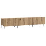 vidaXL TV Kast Artisanaal eiken 147 x 34,5 x 32 cm Bewerkt, Verzenden, Nieuw