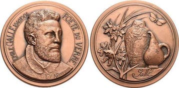 Cu-medaille 05 05 1846 Kunstmedaille Monnaie de Paris, Verzenden