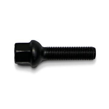 H&R Wielbout bolkonisch R12 M12x1.50 - Lengte 40mm - Zwart (, Auto-onderdelen, Verzenden, Nieuw