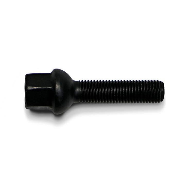 H&R Wielbout bolkonisch R12 M12x1.50 - Lengte 40mm - Zwart (, Auto-onderdelen, Ophanging en Onderstel, Nieuw, Verzenden