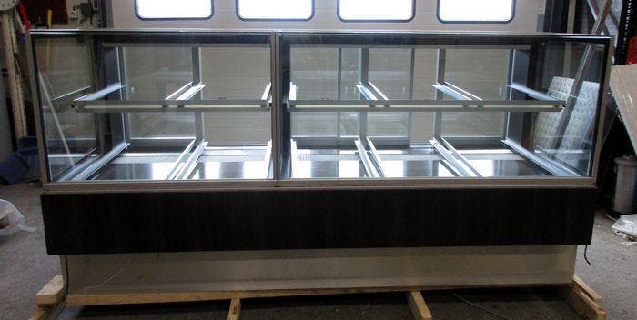 Gebaksvitrine, B244 x D95 x H125 cm, zonder motor, Articles professionnels, Horeca | Autre