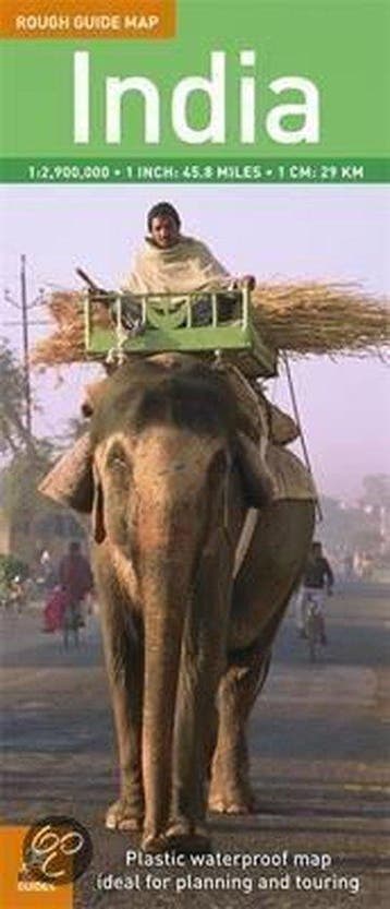Rough Guide Map India - Guides, Boeken, Verzenden, Nieuw