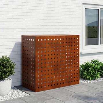vidaXL Air Conditioner Hoes Roestkleurig 110 x 50 x 105 cm, Verzenden, Nieuw