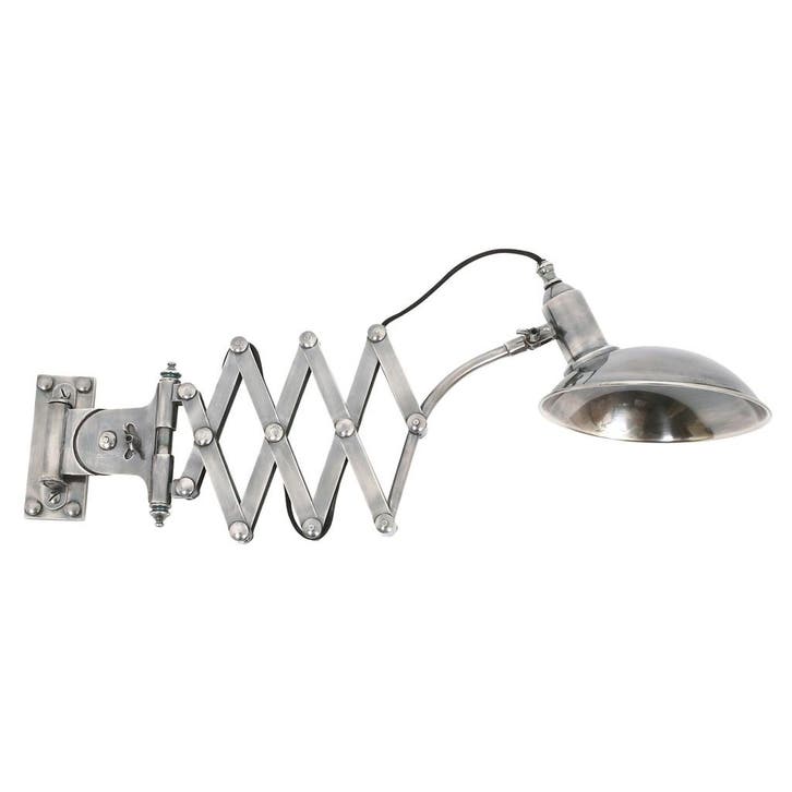 Wandlampen Messing Wandlamp Jazz Antiek Zilver, Maison & Meubles, Lampes | Appliques, Envoi