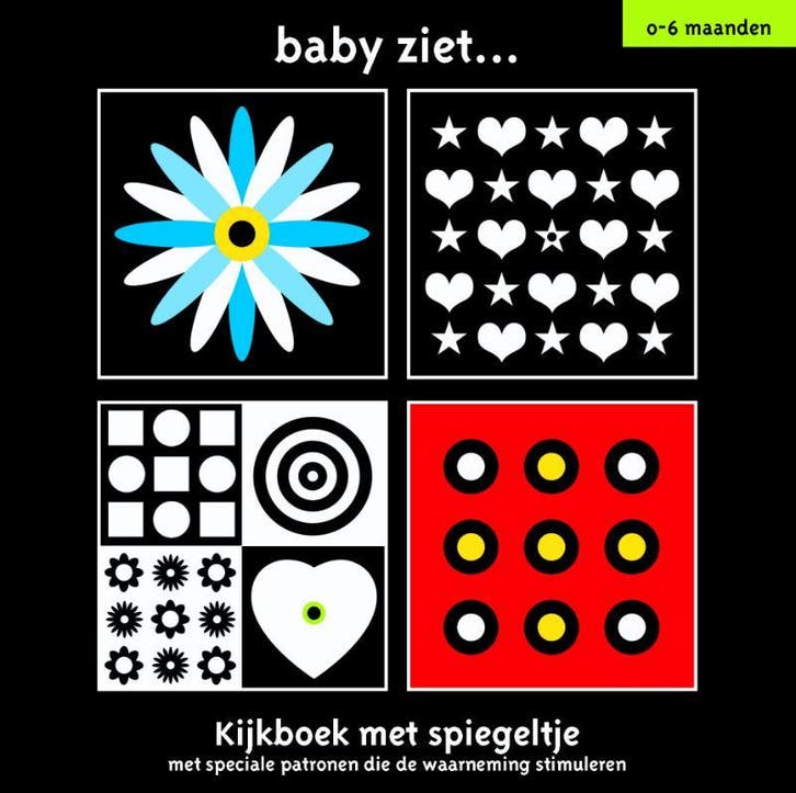 kijkboek met spiegeltje / 0-6 maanden / Baby ziet..., Boeken, Kinderboeken | Baby's en Peuters, Gelezen, Verzenden