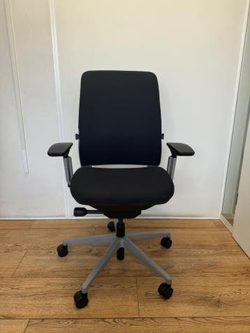 Ergonomische Bureaustoel Steelcase Amia - A Merk, Verzenden, Zwart, Zo goed als nieuw, Bureaustoel