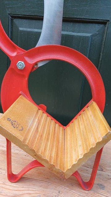 Raadvad - Broodsnijmachine - 294 - IJzer, Hout, Staal -