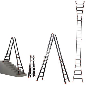 BigOne multifunctionele ladder TacTic 4×6 sporten, Nieuw, Ophalen of Verzenden, Ladder, Opvouwbaar of Inschuifbaar