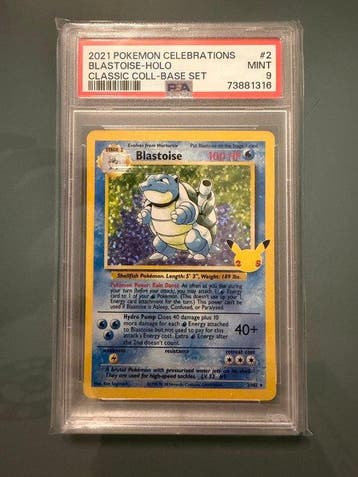 Pokémon - 3 Graded card - Blastoise, Charizard, Venusaur, Nieuw