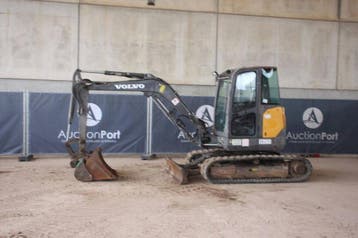 Veiling: Rupsgraafmachine Volvo ECR50D Diesel 31.2kW 2016, Articles professionnels, Machines & Construction | Grues & Excavatrices
