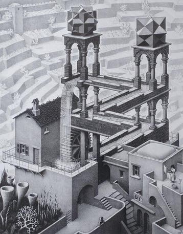 M.C. Escher (1898-1972), (after) - Cascade, Antiek en Kunst