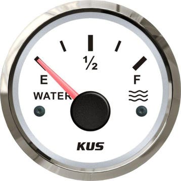 Watermeter Boot 56mm Wit met Rvs Rand, Ophalen of Verzenden