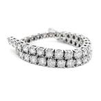 Bracelet de tennis - 18 carats Or blanc - 5.50ct. tw.