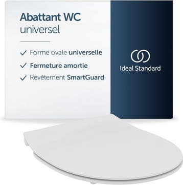 Abattant WC Ideal Standard - Frein de chute - Retour -32%, Verzenden