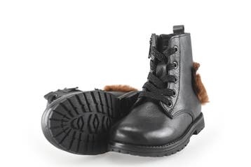Muyters Veterboots Meisjes in maat 26 Zwart, Kinderen en Baby's, Kinderkleding | Schoenen en Sokken, Verzenden, Jongen of Meisje