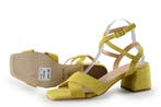 Manfield Sandalen in maat 39 Geel, Verzenden, Geel, Sandalen of Muiltjes, Manfield
