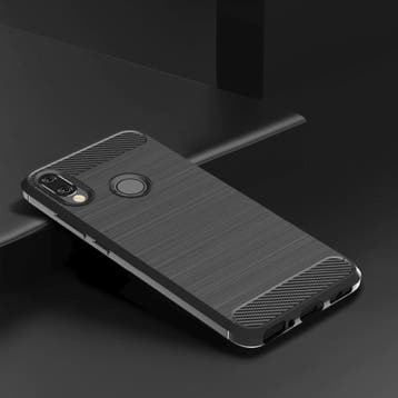 Xiaomi Redmi Note 8 Hoesje - Carbon Fiber Textuur Shockproof, Verzenden, Nieuw