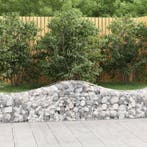 vidaXL Schanskorven 2 st gewelfd 200x50x40/60 cm, Tuin en Terras, Bloempotten, Verzenden, Nieuw