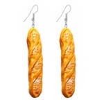 Fako Bijoux - Oorbellen - Bakkerij - Stokbrood - 70mm, Verzenden, Nieuw