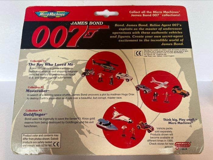 galoob - Speelgoed voertuig Micro Machines James Bond 007, Antiquités & Art, Antiquités | Autres Antiquités