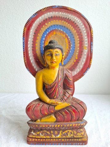 Mediterende Boeddha (Dhyana Mudra) - Beeld - Sri Lanka
