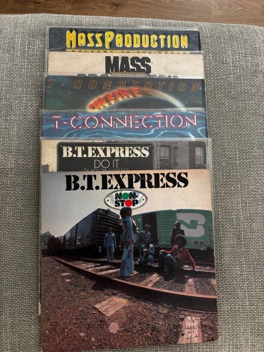 B.T. Express, Mass Production, T-Connection - 6x Original, CD & DVD, Vinyles Singles