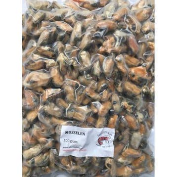 Shrimpfood Frozen Mussels - 200 g, Animaux & Accessoires, Oiseaux | Oiseaux Autre