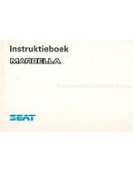 1994 SEAT MARBELLA INSTRUCTIEBOEKJE NEDERLANDS, Ophalen of Verzenden