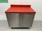 RVS Polyethylene PE Werkkast Kast Snijtafel 2 klapdeuren 100, Ophalen of Verzenden