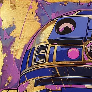 CAMILART.ES_(2002) - R2-D2- STAR WARS IN A PATRICK NAGEL, Nieuw in verpakking
