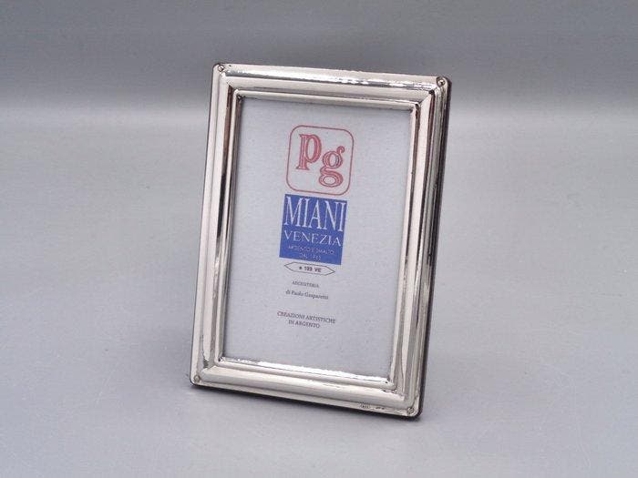 PG-Miani Argenteria - Fotolijst - .925 zilver - zes maal, Antiek en Kunst, Antiek | Zilver en Goud